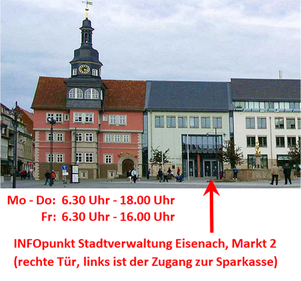 Infopunkt Eisenach Markt 2